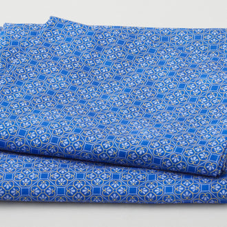 Imperial Collection - Hana Favorites Cobalt Geometric 2 Yard Cut