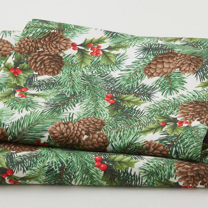 Festive Christmas Favorites - Vintage Pine 2 Yard Cut