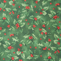 Festive Christmas Favorites - Green Holly 2 Yard Cut
