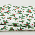 Festive Christmas Favorites - Vintage Holly 2 Yard Cut