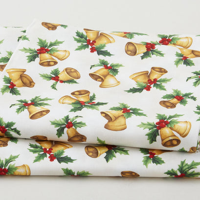 Festive Christmas Favorites - Vintage Bells 2 Yard Cut