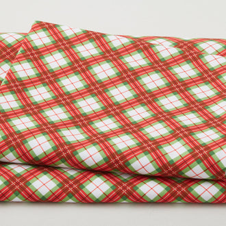 Festive Christmas Favorites - Red Plaid 2 Yard Cut