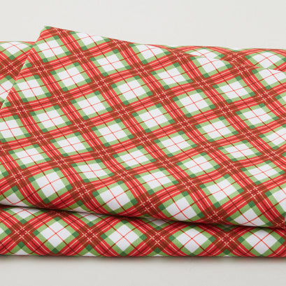 Festive Christmas Favorites - Red Plaid 2 Yard Cut