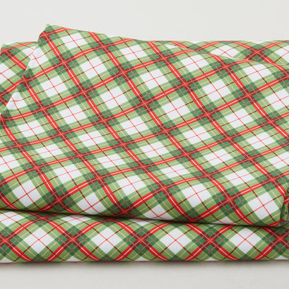 Festive Christmas Favorites - Green Plaid 2 Yard Cut