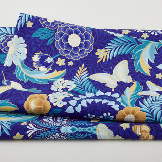 Hummingbird Haven Favorites - Sapphire Hummingbird 2 Yard Cut