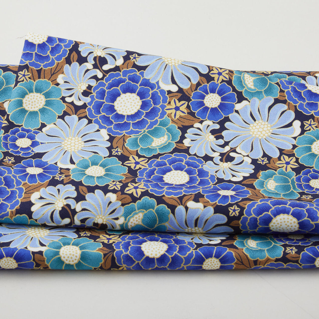 Hummingbird Haven Favorites - Midnight Flower 2 Yard Cut