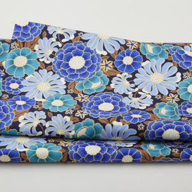 Hummingbird Haven Favorites - Midnight Flower 2 Yard Cut