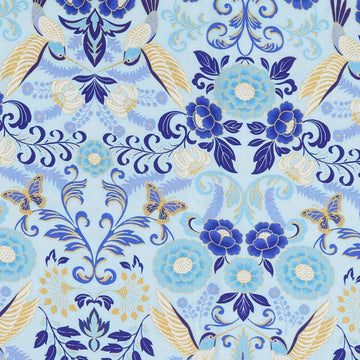 Hummingbird Haven Favorites - Aquamarine 2 Yard Cut
