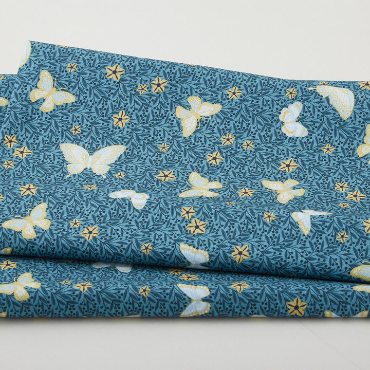 Hummingbird Haven Favorites - Teal Butterfly 2 Yard Cut