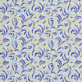 Hummingbird Haven Favorites - Aquamarine Swirls 2 Yard Cut