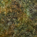 Autumn Skies Batiks Favorites - Cypress Lined Leaves 2 Yard Cut