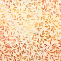 Autumn Skies Batiks Favorites - Butterscotch Small Leaves 2 Yard Cut