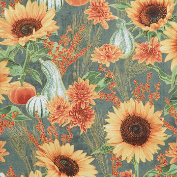 September Fields Favorites - Willow Sunflower 2 Yard Cut
