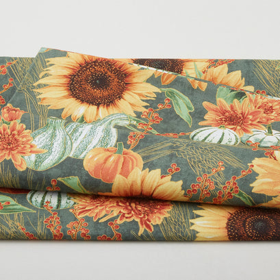September Fields Favorites - Willow Sunflower 2 Yard Cut