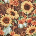 September Fields Favorites - Walnut Sunflower 2 Yard Cut
