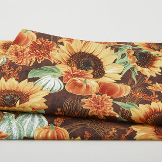 September Fields Favorites - Walnut Sunflower 2 Yard Cut