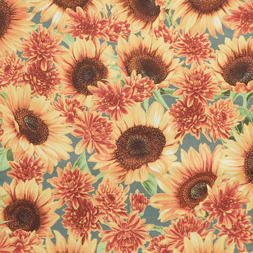 September Fields Favorites - Sunflower Packed Sunflowers 2 Yard Cut