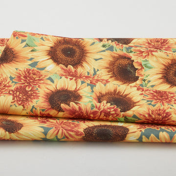September Fields Favorites - Sunflower Packed Sunflowers 2 Yard Cut