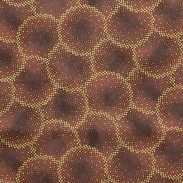 September Fields Favorites - Walnut Sunflower Centers 2 Yard Cut