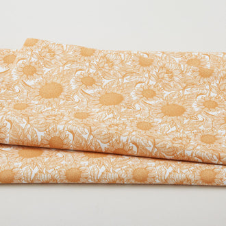 September Fields Favorites - Cornsilk Tonal Sunflowers 2 Yard Cut