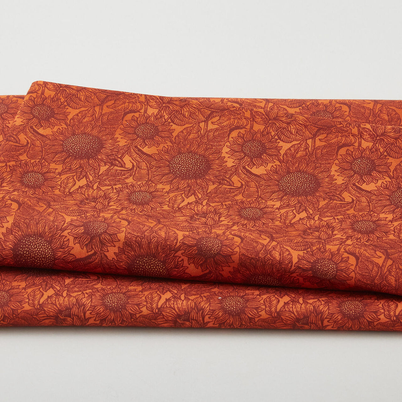 September Fields Favorites - Sienna Tonal Sunflowers 2 Yard Cut