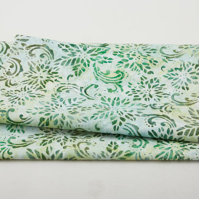 Joyful Holidays Batiks Favorites - Pear Poinsettia 2 Yard Cut
