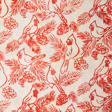 Joyful Holidays Batiks Favorites - Neutral Cardinal 2 Yard Cut