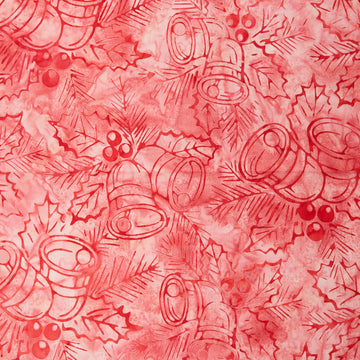 Joyful Holidays Batiks Favorites - Blush Bells 2 Yard Cut