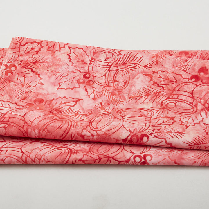 Joyful Holidays Batiks Favorites - Blush Bells 2 Yard Cut