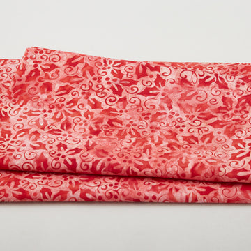 Joyful Holidays Batiks Favorites - Ruby Holly 2 Yard Cut