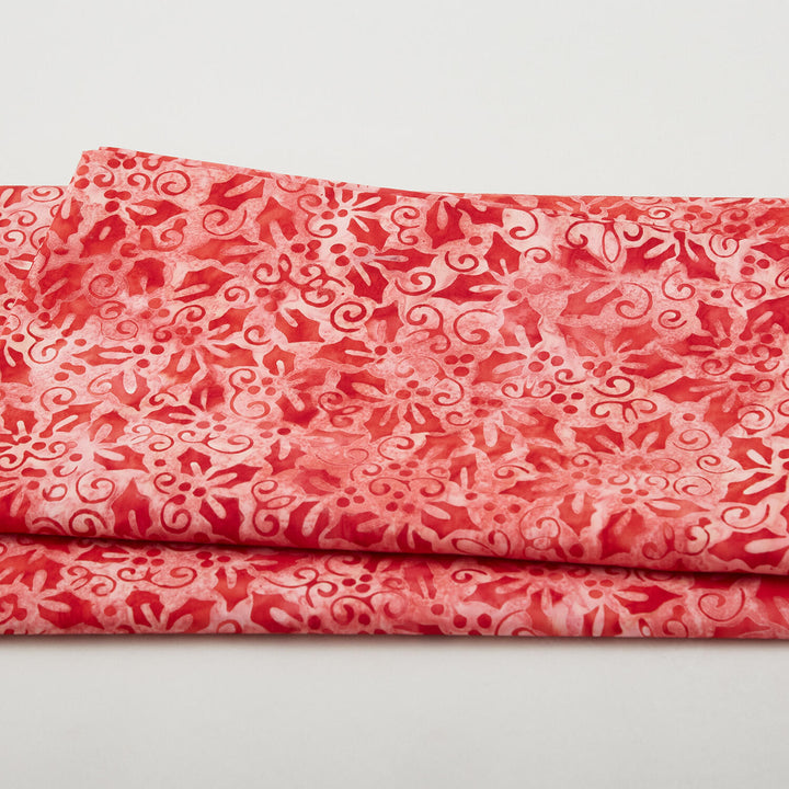 Joyful Holidays Batiks Favorites - Ruby Holly 2 Yard Cut