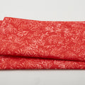 Joyful Holidays Batiks Favorites - Scarlet Small Leaves 2 Yard Cut