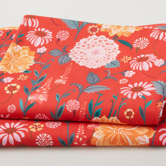 Faraway Florals Favorites - Poppy Large Florals 2 Yard Cut