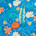 Faraway Florals Favorites - Teal Blue Medium Florals 2 Yard Cut