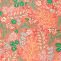Faraway Florals Favorites - Tangerine Tossed Leaves 2 Yard Cut