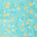 Faraway Florals Favorites - Aqua Small Floral Vines 2 Yard Cut