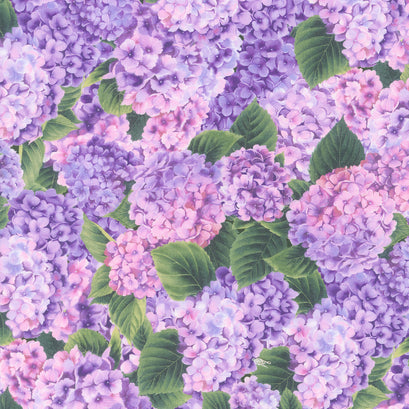 Hydrangea Grace - Hydrangeas Orchid Yardage