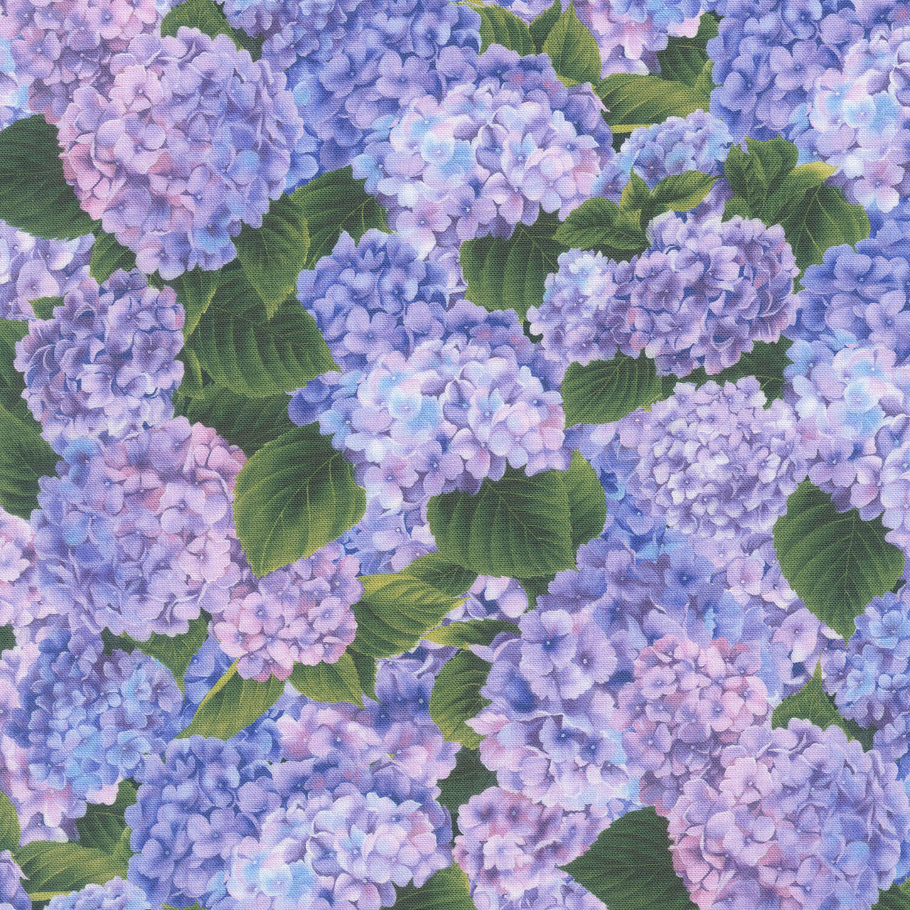 Hydrangea Grace - Hydrangeas Lavender Yardage