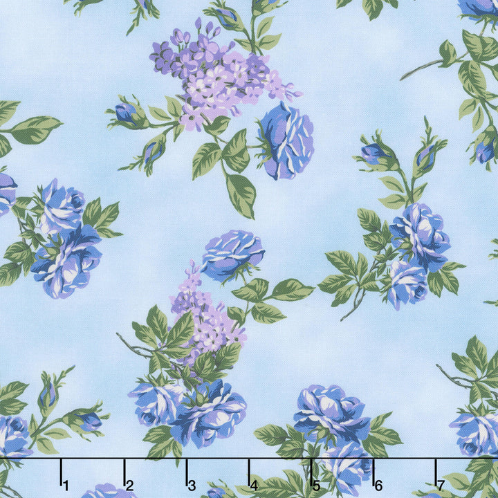 Hydrangea Grace - Hydrangeas Sky Yardage