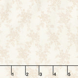 Hydrangea Grace - Floral Lattice Natural Yardage