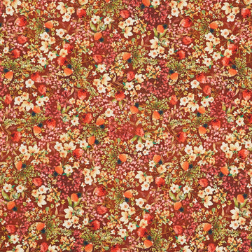 Sunlit Garden - Berries Rust Yardage
