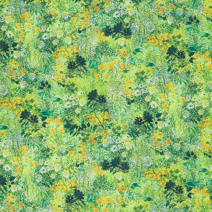 Sunlit Garden - Branches Avocado Yardage