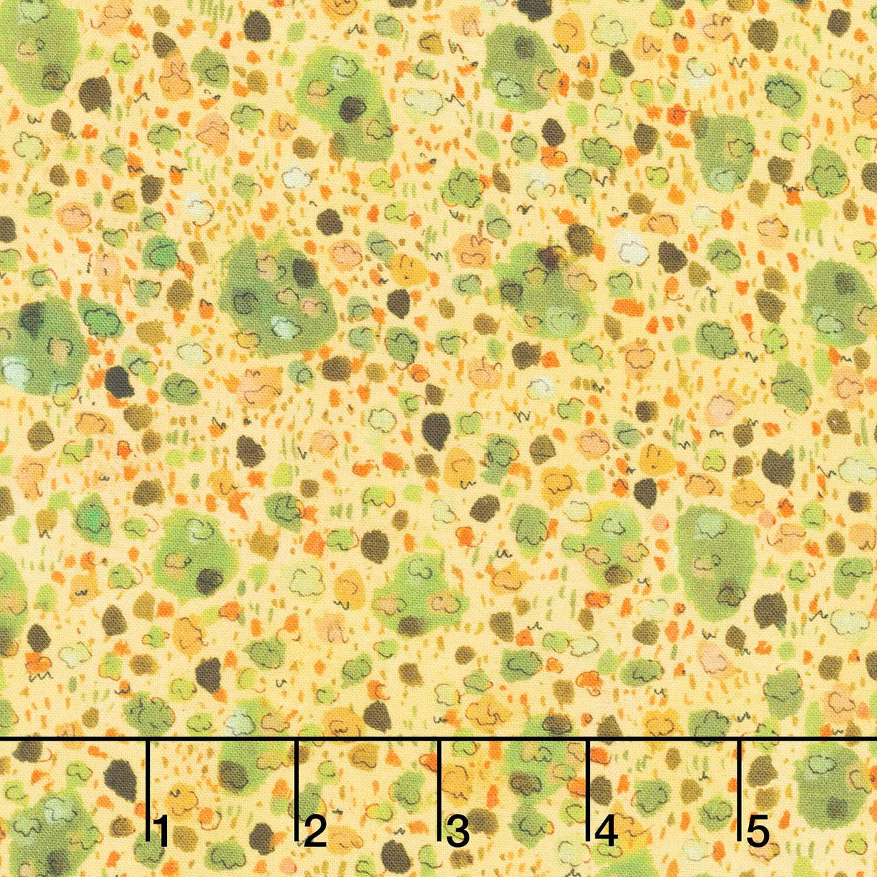 Sunlit Garden - Abstract Mustard Yardage
