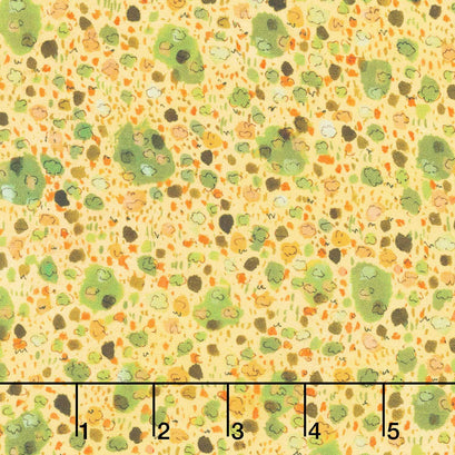Sunlit Garden - Abstract Mustard Yardage