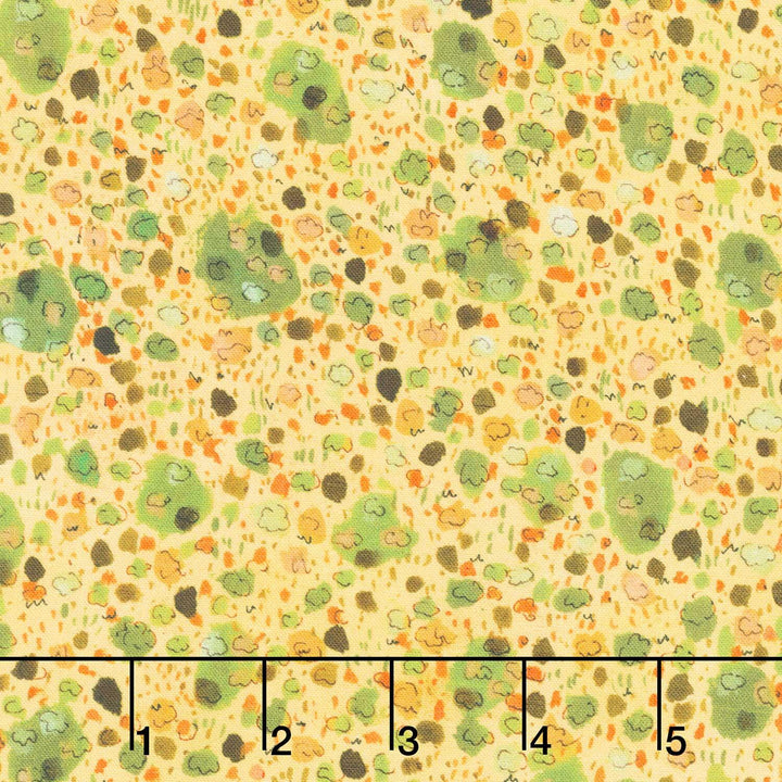Sunlit Garden - Abstract Mustard Yardage