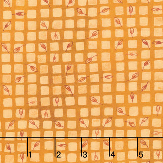 Sunlit Garden - Grid Curry Yardage