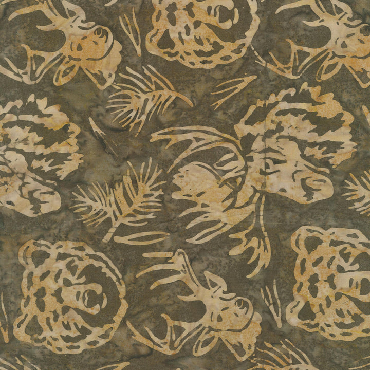 Artisan Batiks - Woodland Wonders Animals Brown Yardage