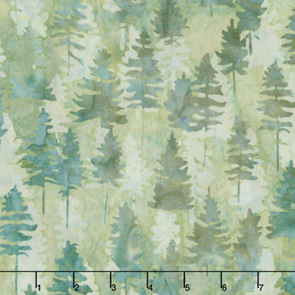 Artisan Batiks - Woodland Wonders Trees Balsam Yardage