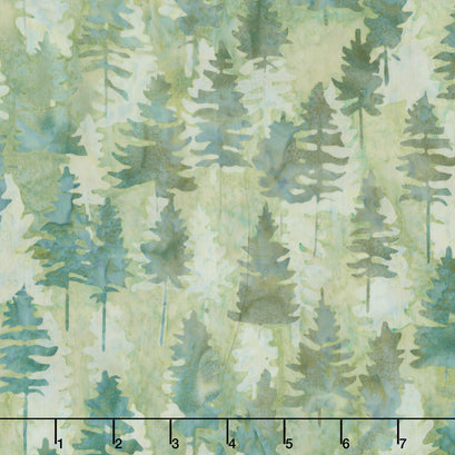 Artisan Batiks - Woodland Wonders Trees Balsam Yardage