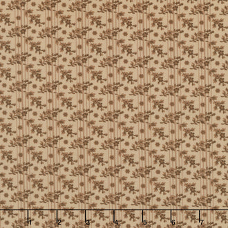 Life on the Ridge - Flowers Tan Yardage